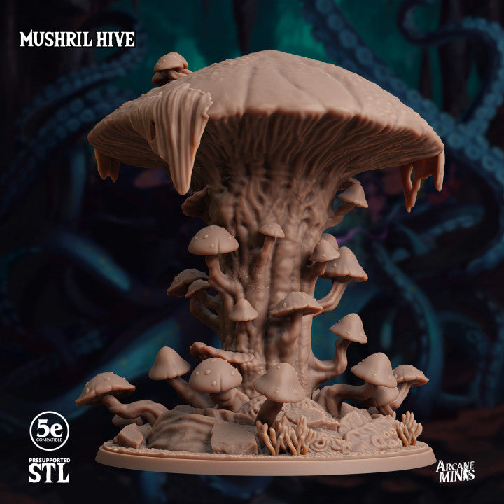 Mushril Hive - Pose 1 (75mm Base)