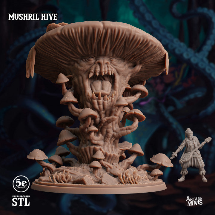 Mushril Hive - Pose 1 (75mm Base)