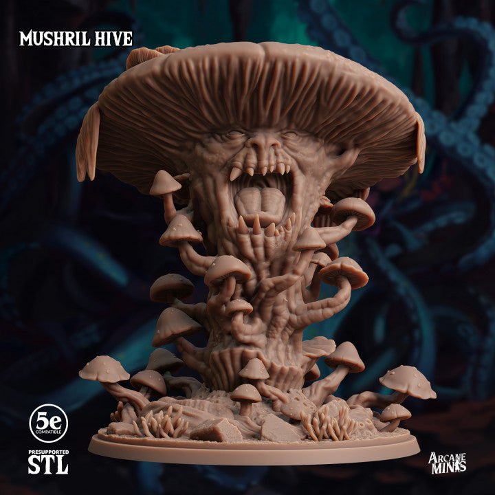 Mushril Hive - Pose 1 (75mm Base)