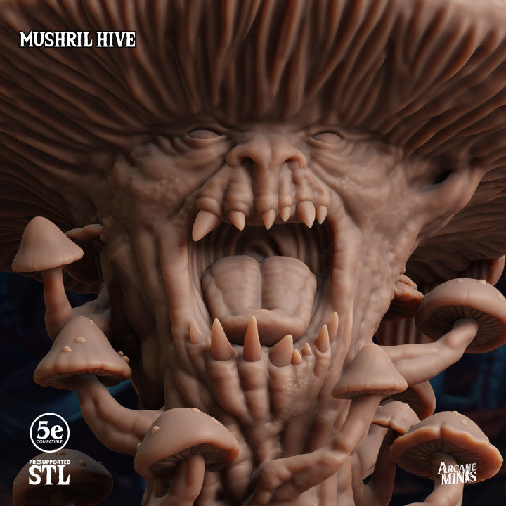 Mushril Hive - Pose 1 (75mm Base)