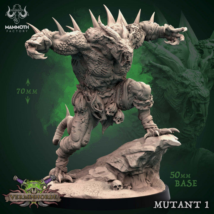 Mutant - Charging (50mm Base)
