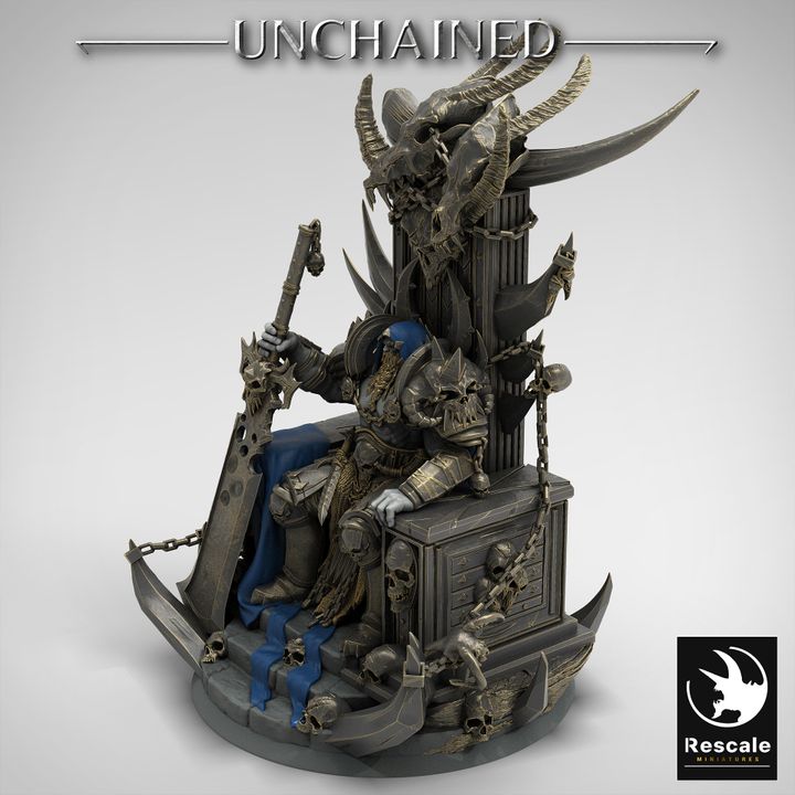 King Olaf - Seated (50mm Base)