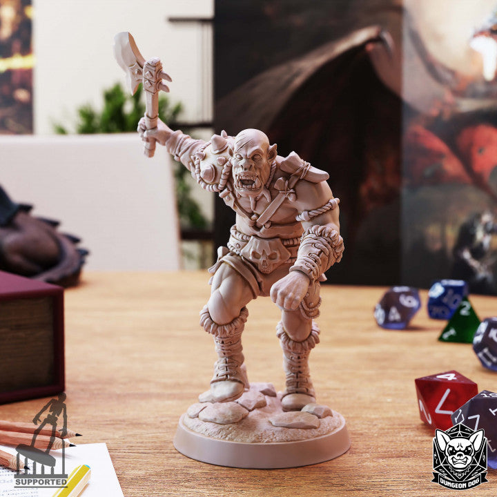 Orc Warrior - Charging (25mm Base)