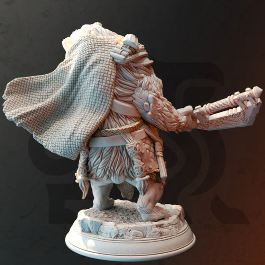 Werebear Barbarian Beasts | Medium | DM Stash | D&D DnD Pathfinder Miniature
