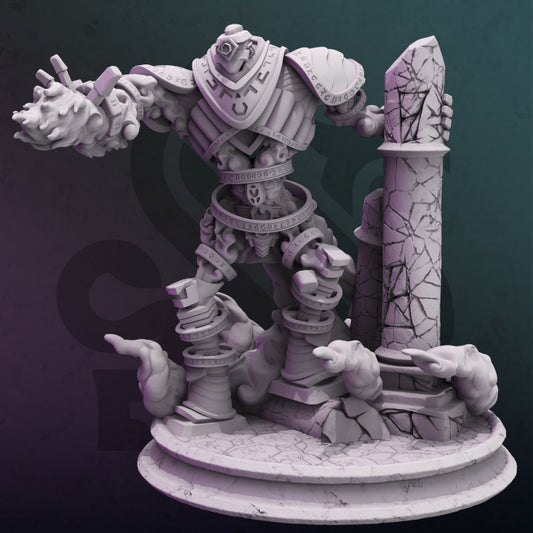 Arcane Golem Magical Construct | Large | DM Stash | D&D DnD Pathfinder Miniature