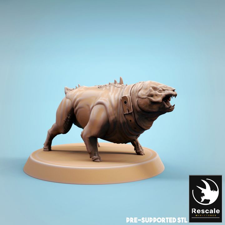 Infernum Puppy - Alert (50mm Base)