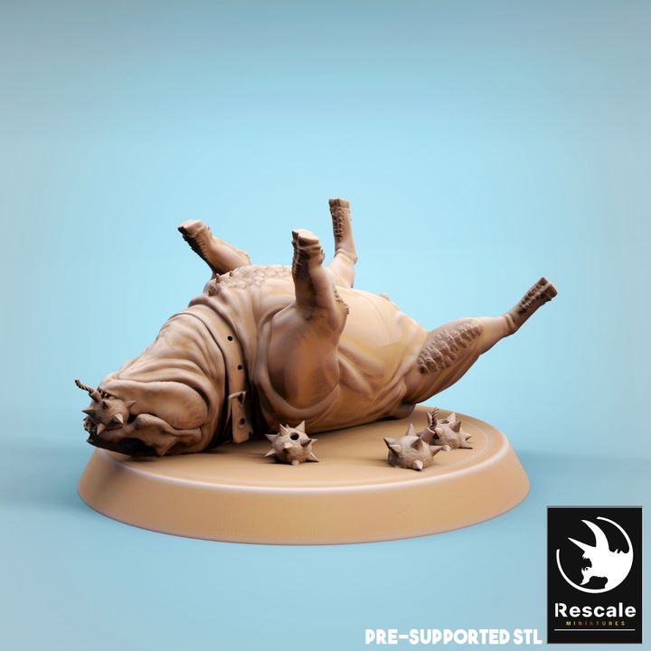 Infernum Puppy - Alert (50mm Base)