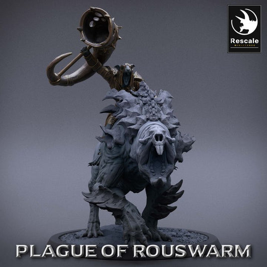 Rat Rider - Monté (socle de 50 mm)