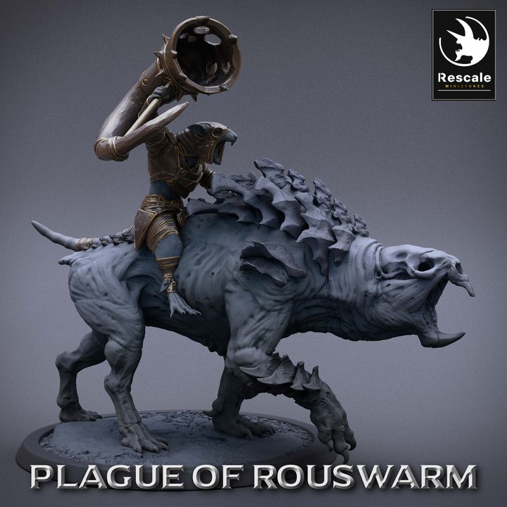 Rat Rider - Mounted (50mm Base)