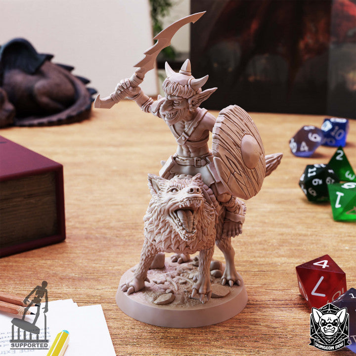 Goblin Rider - Mounted (25mm Base)
