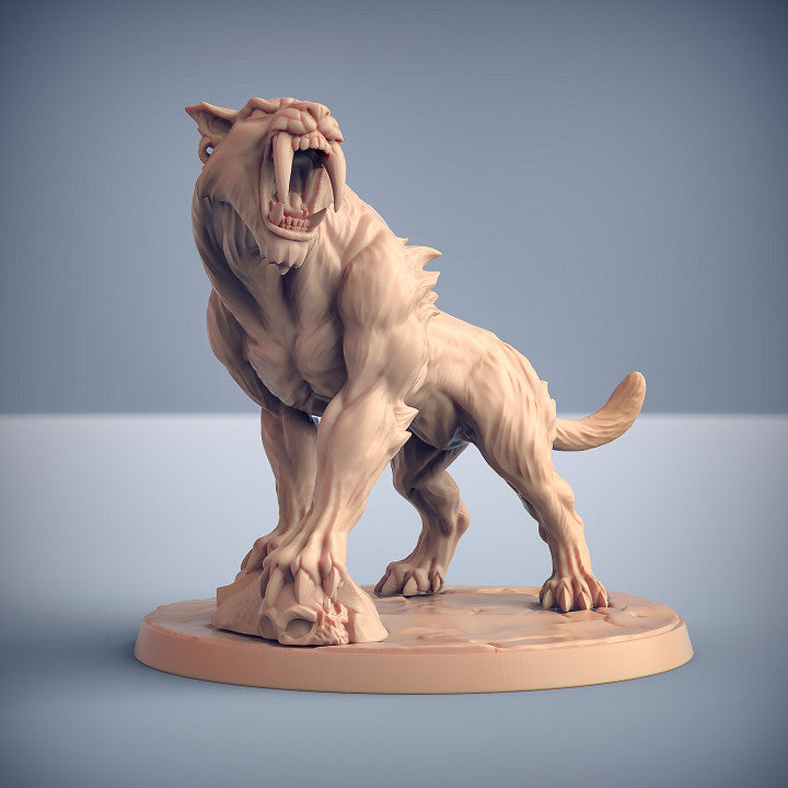Smilodon Raider - Sword (50mm Base)