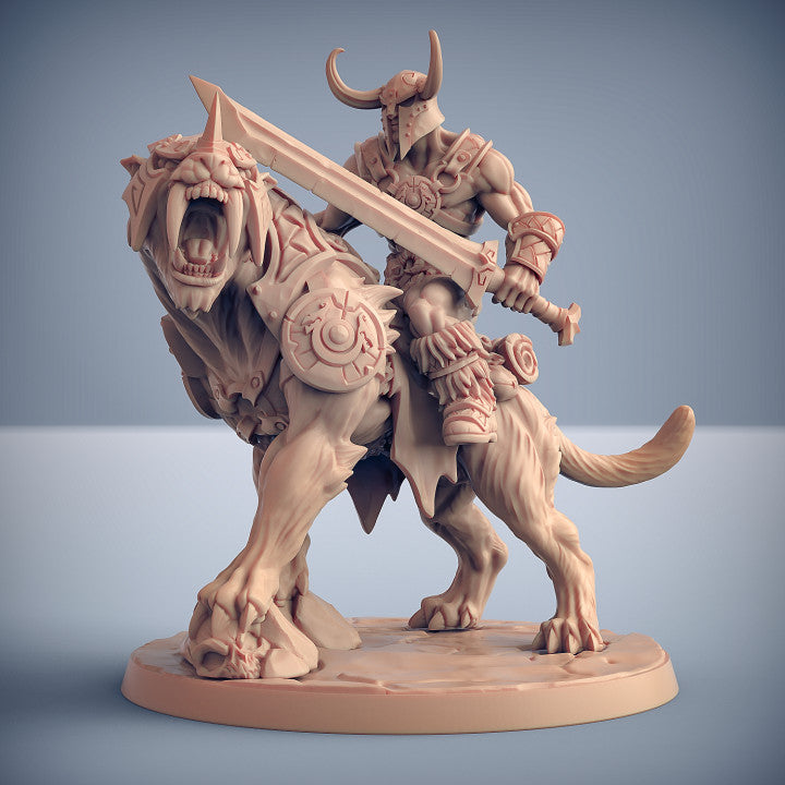 Smilodon Raider - Sword (50mm Base)