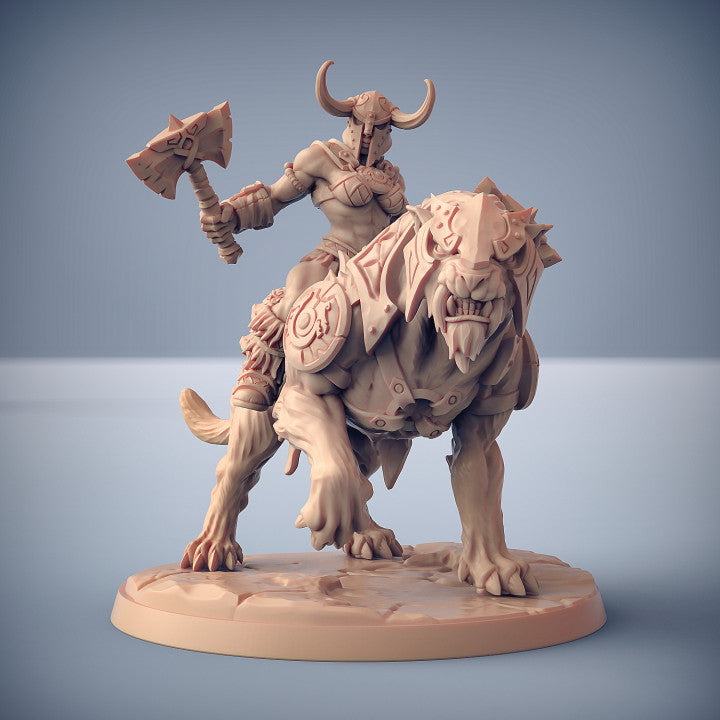 Smilodon Raider - Sword (50mm Base)