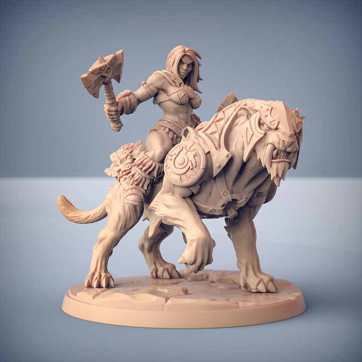 Smilodon Raider - Sword (50mm Base)