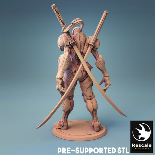 Samurai Construct Guard Model | Large | Rescale Miniatures | D&D DnD Pathfinder Miniature