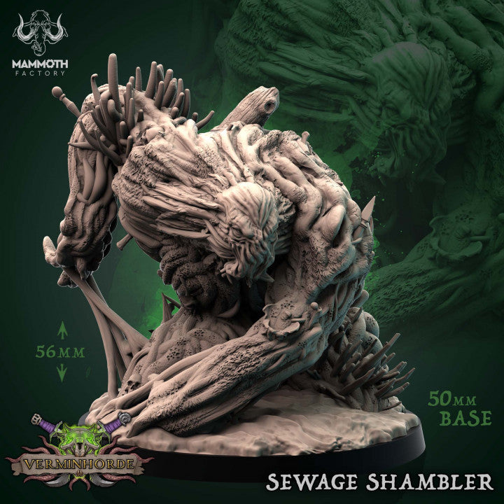 Sewage Shambler - Lurking (50mm Base)