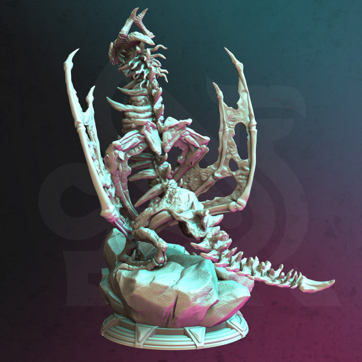 Ancient Dracolich - Skildanir (100mm Base)