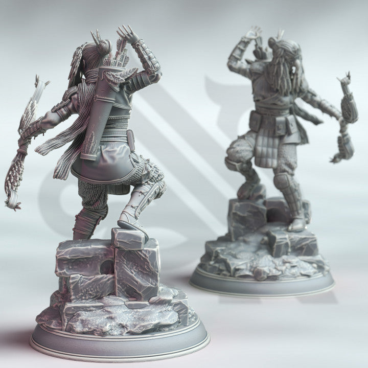 Samurai of the Falcon - Striking (25mm Base)