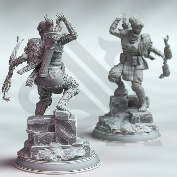 Samurai of the Falcon - Striking (25mm Base)