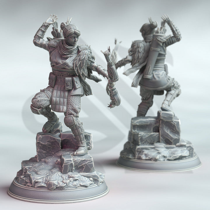 Samurai of the Falcon - Striking (25mm Base)