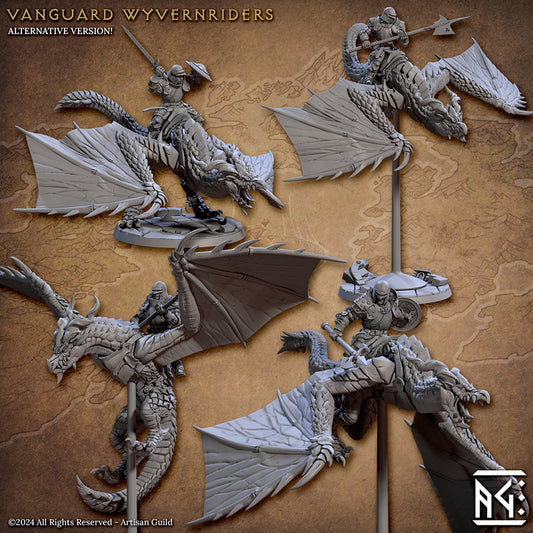 Jinete Wyvern de Vanguardia - Montado (Peana de 50 mm)