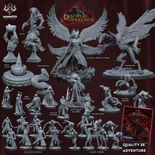 Demon Prince Fiends Wings Large | Mammoth Factory | D&D DnD Pathfinder Miniature