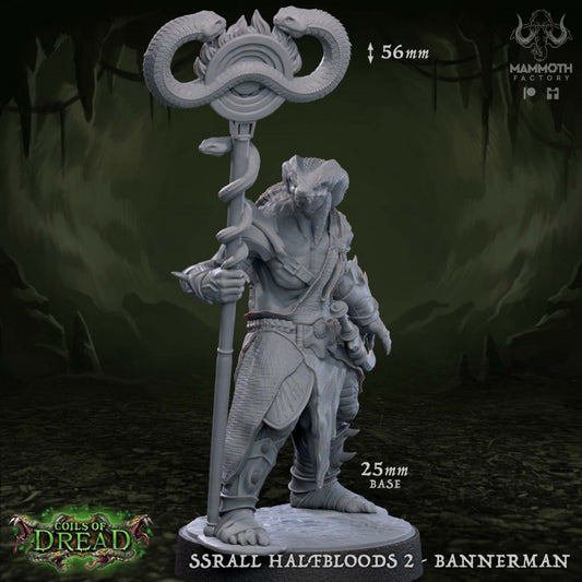 Reptilian Warrior Lizardfolk Fighter | Medium | Mammoth Factory | D&D DnD Pathfinder Miniature