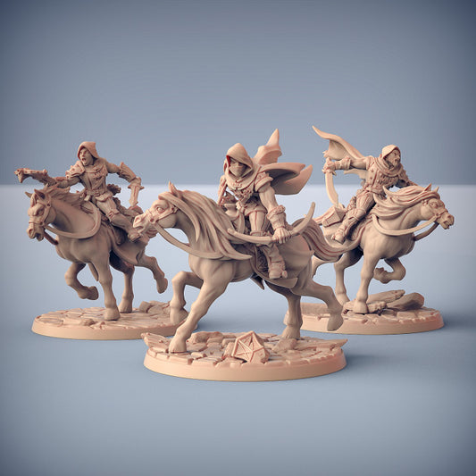 Thieves Steeds Rogue Cavalry Miniatures | Large | Artisan Guild | D&D DnD Pathfinder Miniature