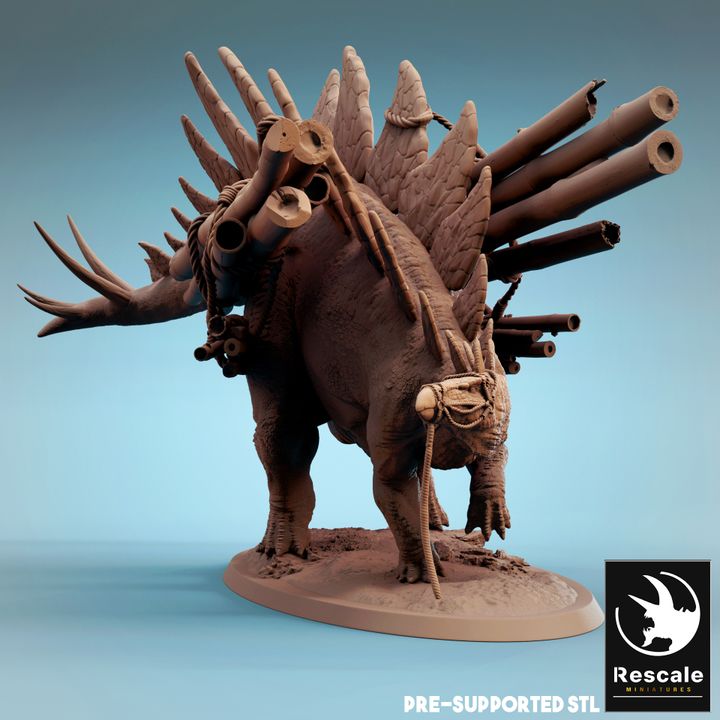 Stegosaurus - Sturdy (75mm Base)