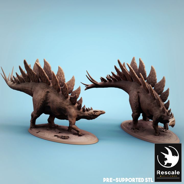 Stegosaurus - Sturdy (75mm Base)