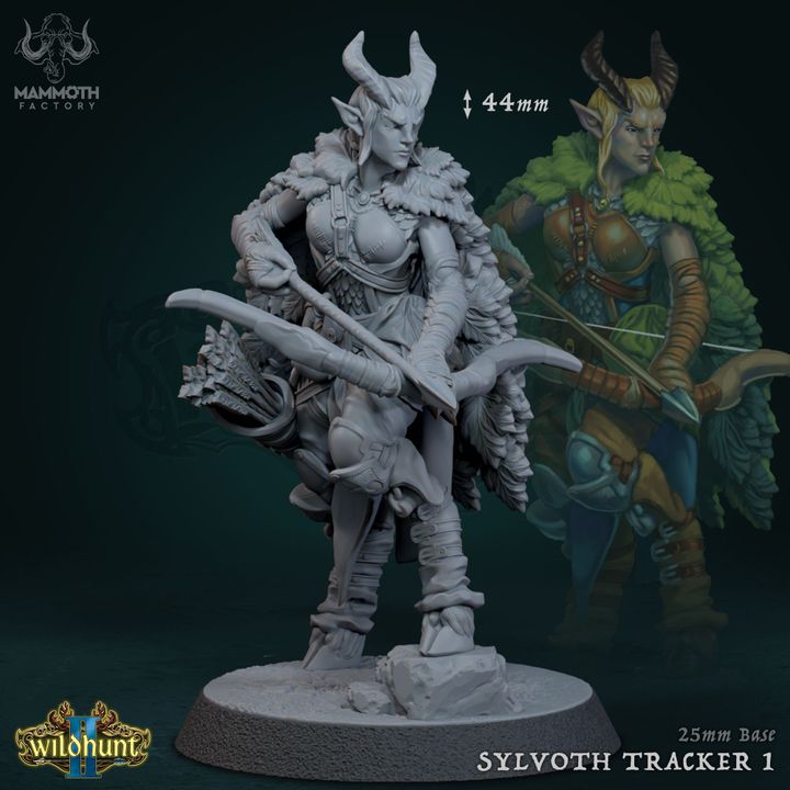 Sylvoth Tracker - Archer (25mm Base)