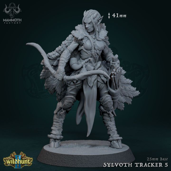 Sylvoth Tracker - Archer (25mm Base)