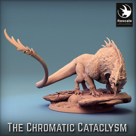 Tiamat Dragonspawn Guard Dragons | Large | Rescale Miniatures | D&D DnD Pathfinder Miniature