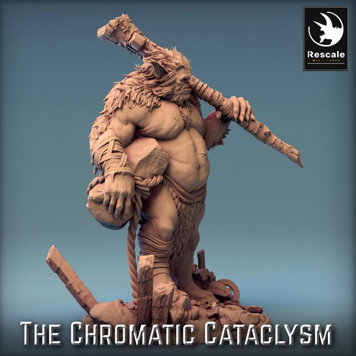 Ice Troll Giant Miniature | Huge | Rescale Miniatures | D&D DnD Pathfinder Miniature