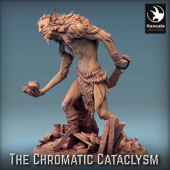 Ice Troll Giant Monster Miniature | Huge | Rescale Miniatures | D&D DnD Pathfinder Miniature