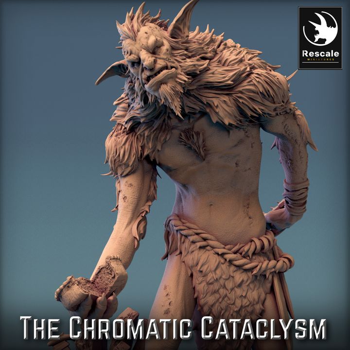 Ice Troll Giant Monster Miniature | Huge | Rescale Miniatures | D&D DnD Pathfinder Miniature