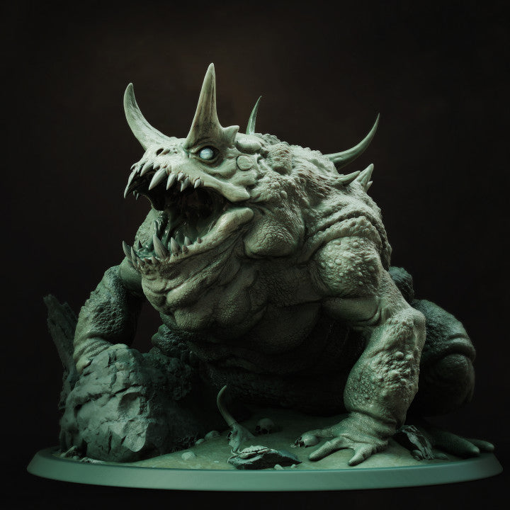 Giant Toad - Crouching (100mm Base)