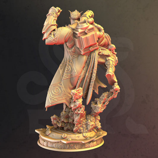 Half-Orc Artificer Armor Magic | Medium | DM Stash | D&D DnD Pathfinder Miniature