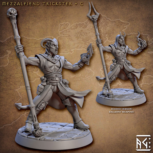 Mezzalfiend Bard Rogue Trickster Demon | Medium | Artisan Guild | D&D DnD Pathfinder Miniature
