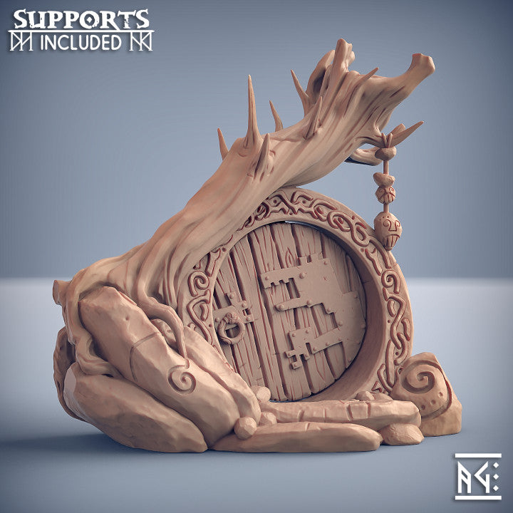 Svartwood Troll Lair - Entrance (75mm Base)