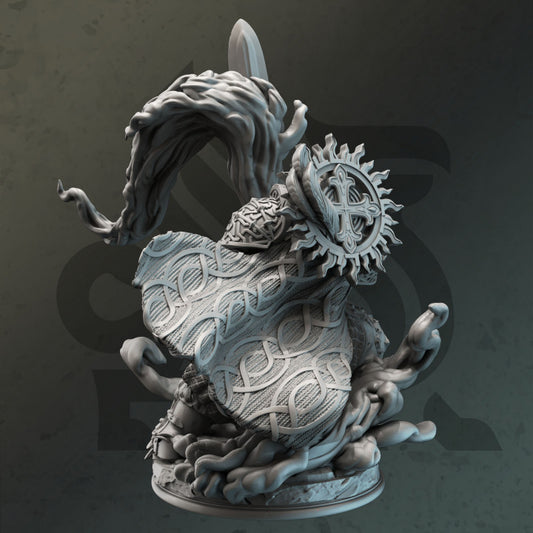 Paladín Cruzado de la Llama - Guardia (Peana de 25 mm)