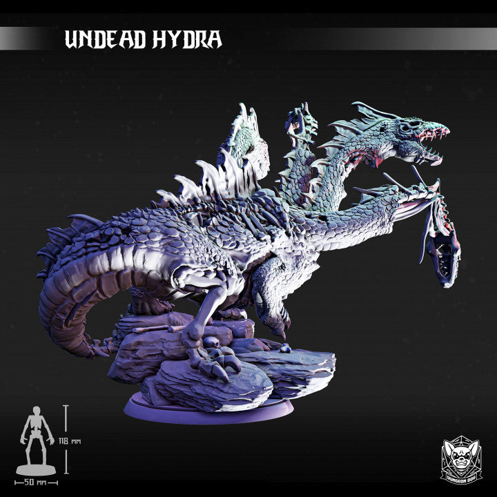 Undead Hydra - Aggressive (50mm Base)