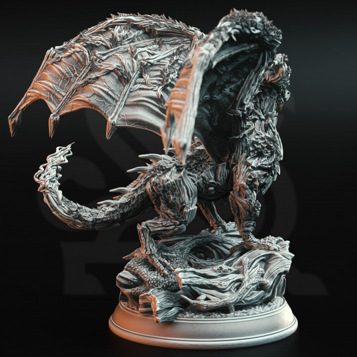 Dragón Feérico Antiguo - Underthwyn (Peana de 100 mm)