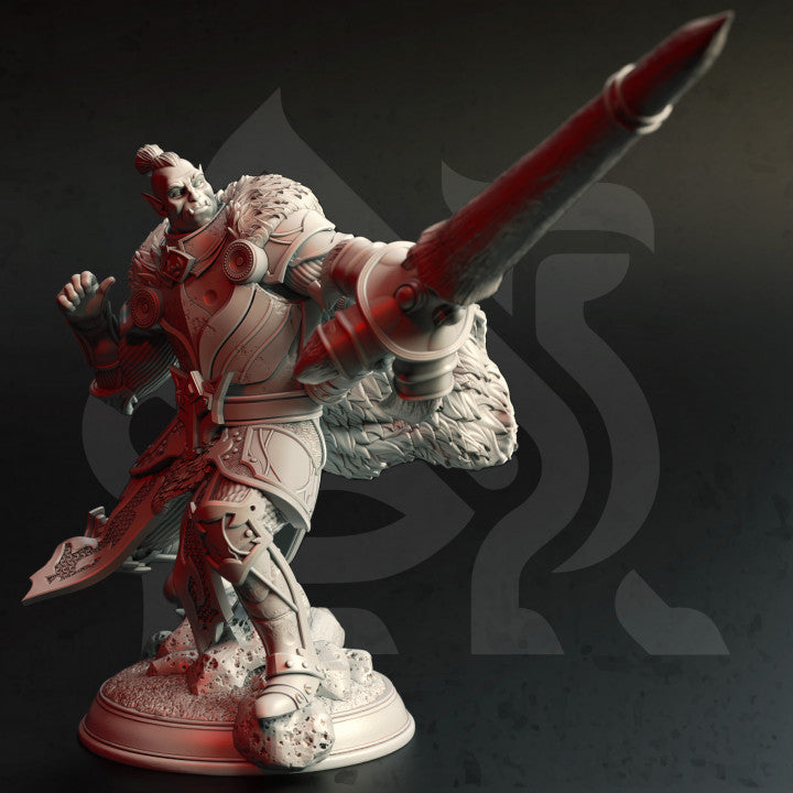 Orc Grand Knight - Vastergotten (25mm Base)