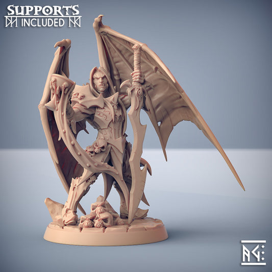 Vampire Knight Winged Undead Fighter | Medium | Artisan Guild | D&D DnD Pathfinder Miniature