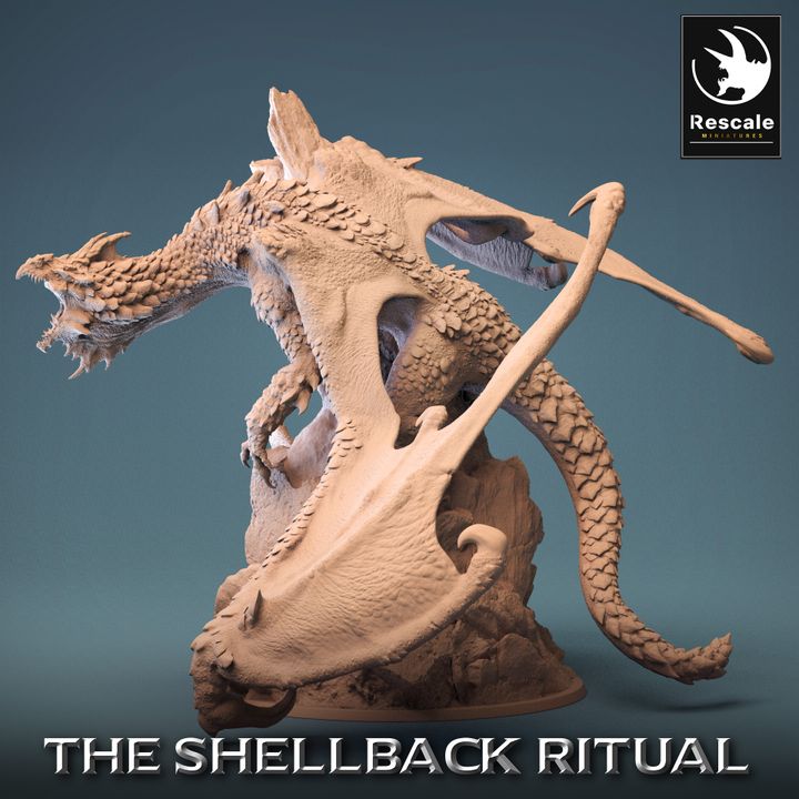 Legendary Chromatic White Dragon - Majestic (100mm Base)