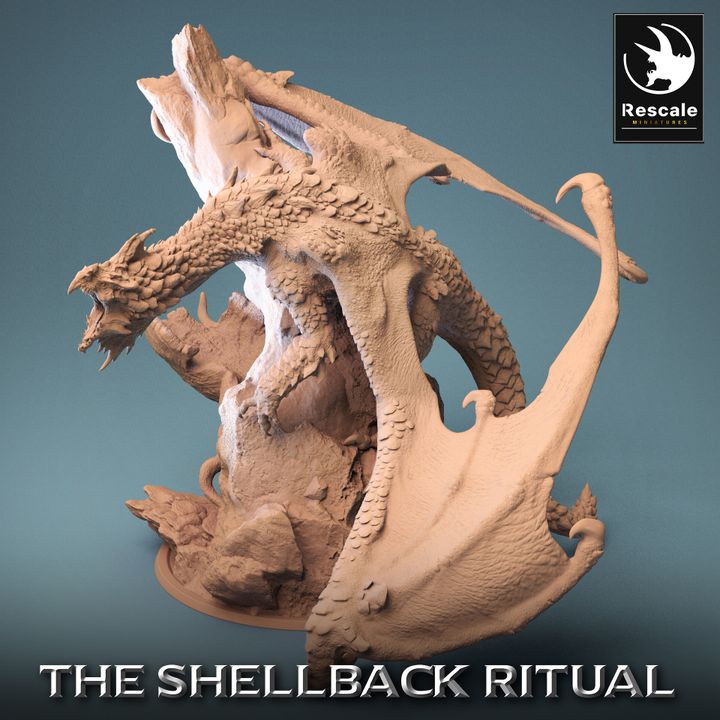 Legendary Chromatic White Dragon - Majestic (100mm Base)