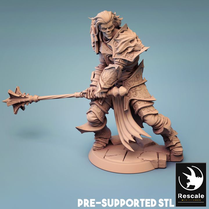 Necromancer - With Staff (25mm Base)