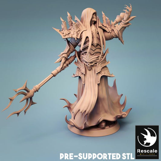 Necromancer Undead Wizard Spellcaster | Medium | Rescale Miniatures | D&D DnD Pathfinder Miniature
