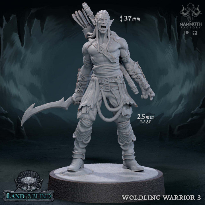 Woldling Warrior - Warrior (25mm Base)